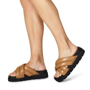 Seychelles Driving Force Leather Sandal, Brown